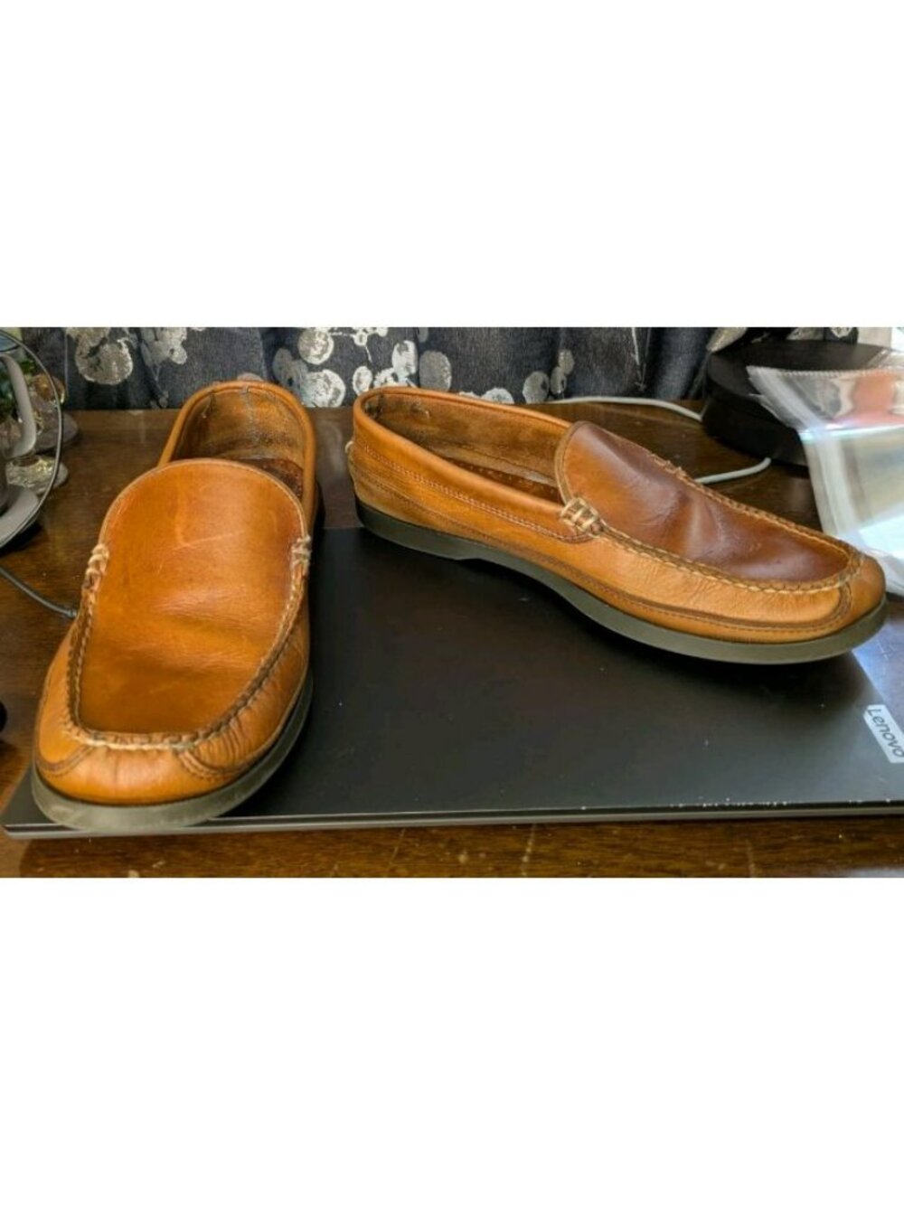 L.L. Bean Casco Bay Moc Loafers Brown Leather Slip On Casual Shoes Mens Sz 11 D